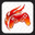 火狐电竞官方Logo - 一只抽象的火焰狐狸头像